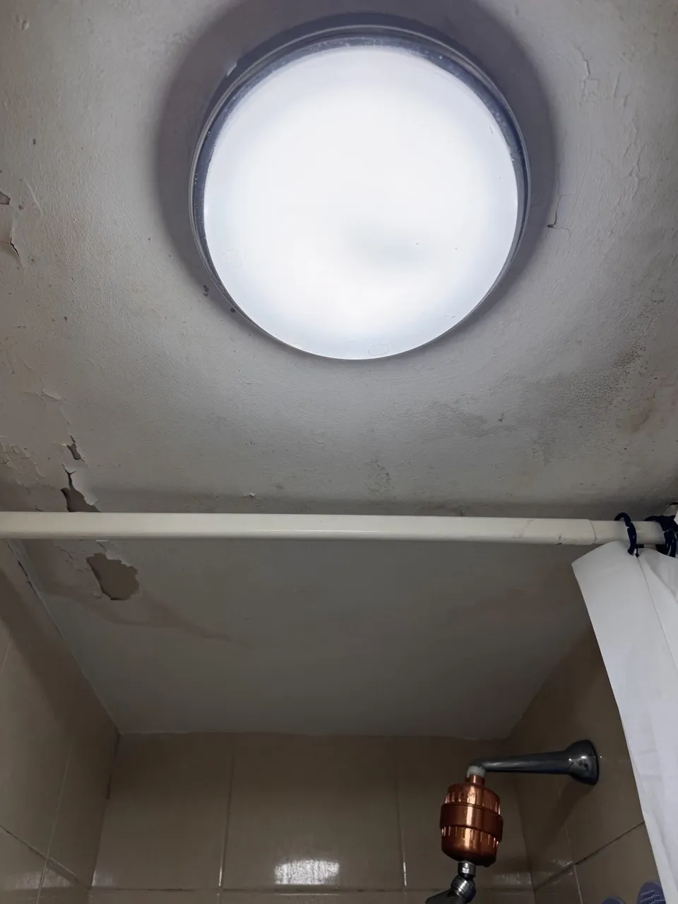 En-Suite ceiling resoration after leak - Before