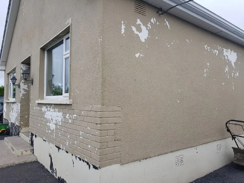 Exterior Painting of a House - Before