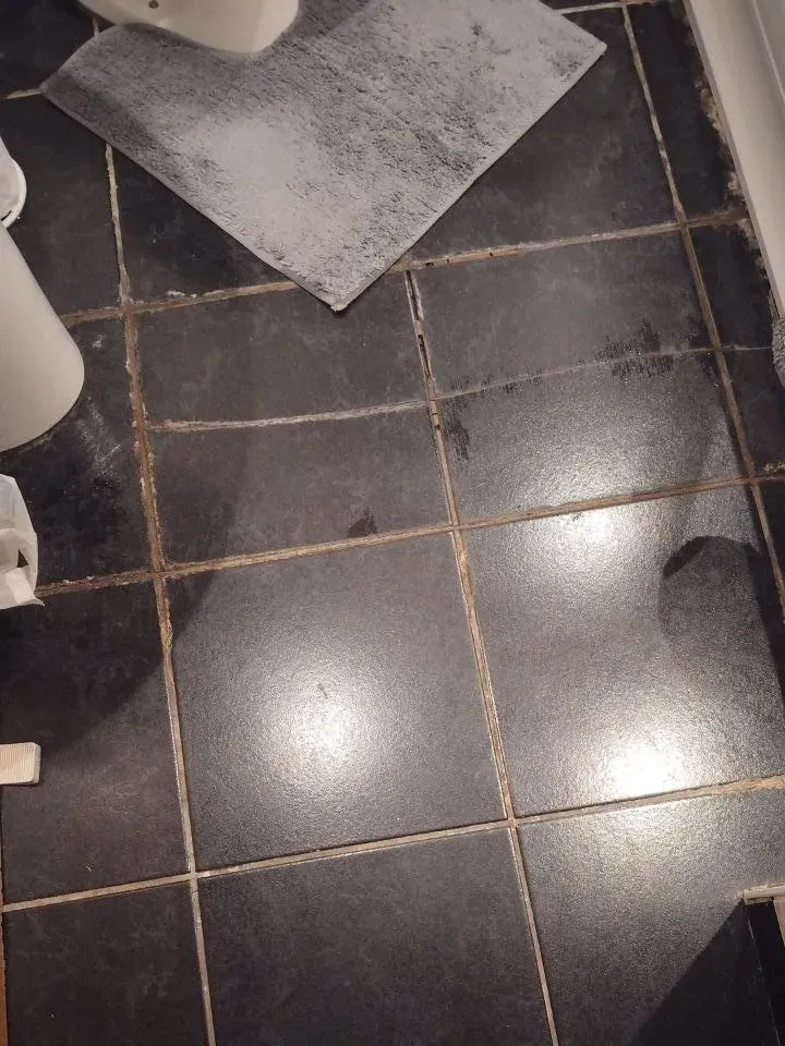 Leak repair from bath tub and shower - Before